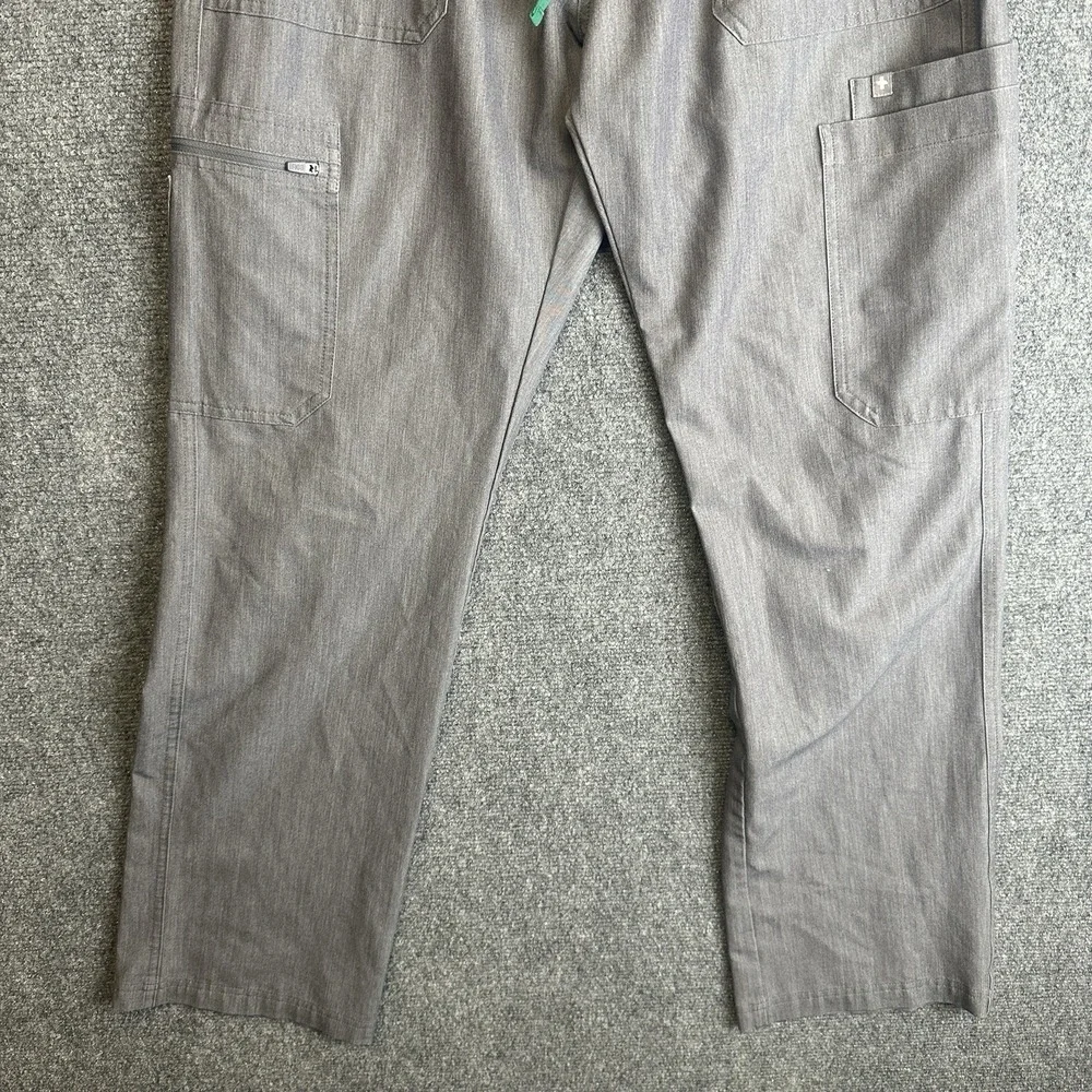 FIGS Cairo Cargo Scrub Pants Mens‎ XL Gray Technical Collection 9 Pocket TM3001